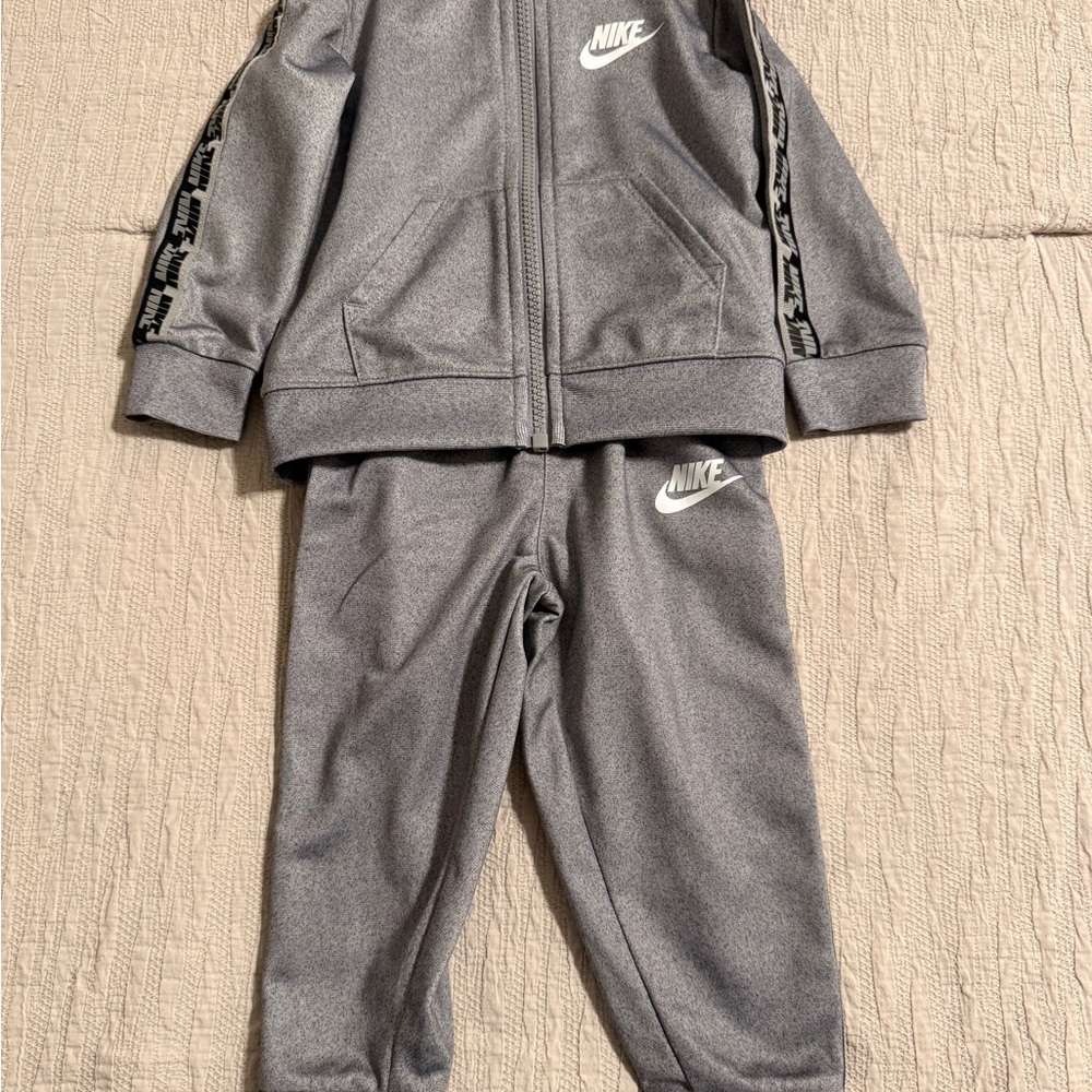 Nike Kids Gray Tracksuit Set